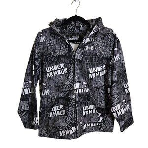 Under Armour Unique Spellout Full Zip Hoodie Size YXL